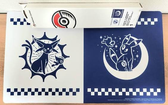 Playmat Pokemon Center - "Espeon And Umbreon - Timeless Friends"