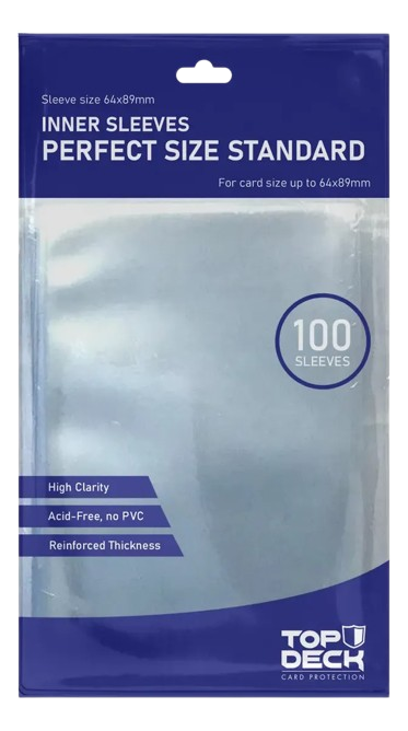 Protectores Sleeves Perfect Fit - Top Deck
