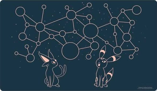 Playmat Pokemon Center - "Espeon And Umbreon - Starry Constelations"