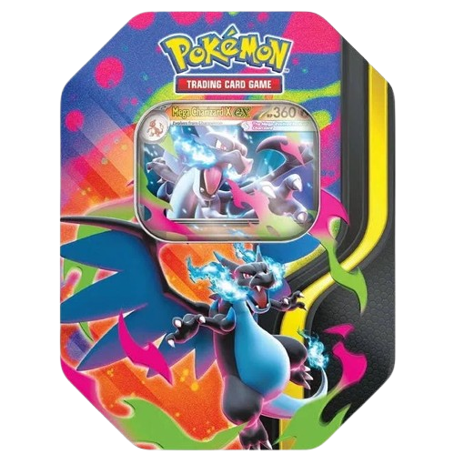 Pokemon TCG: Mega Charizard X Tin (Español)