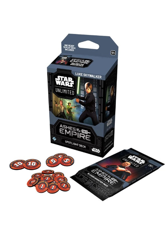 Star Wars Unlimited - Ashes of the Empire Spotlight Deck Español (Luke Skywalker)