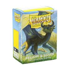 PRT Dragon Shield Standard Dual Matte: Yellow & Silver