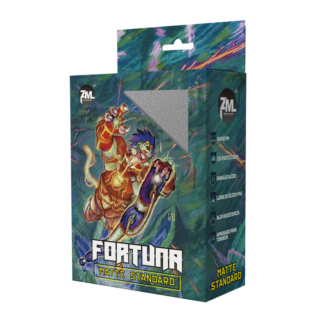 Protector Standard FORTUNA PLATEADO - Zero Mulligan (x102)